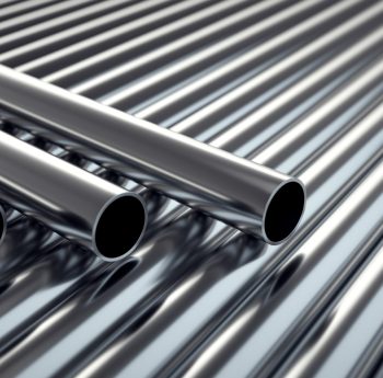 Stainless steel tubes.